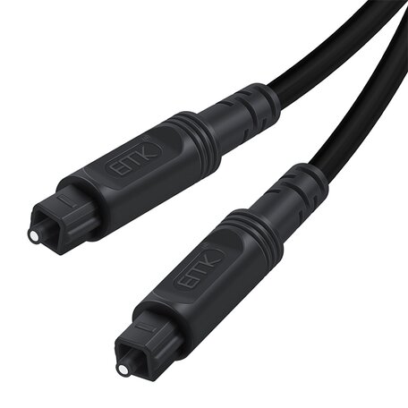 Optische kabel - 1.5 meter - Toslink Optical audio kabel - zwart